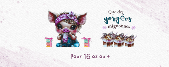 ✨ Wrap UV DTF citation française – À poser sur mug, canette, gourde ou snow globe ✨