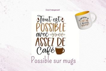 ✨ Wrap UV DTF citation française – À poser sur mug, canette, gourde ou snow globe ✨