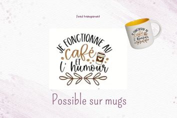✨ Wrap UV DTF citation française – À poser sur mug, canette, gourde ou snow globe ✨