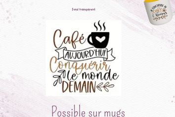 ✨ Wrap UV DTF citation française – À poser sur mug, canette, gourde ou snow globe ✨