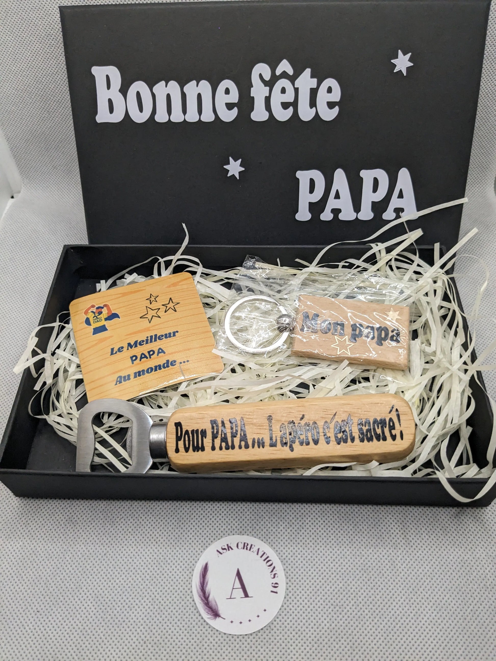 Coffret fête des papas ASK créations 91