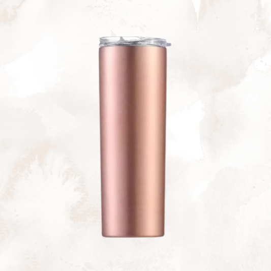 Tumbler vierge gold 590 ml – Inox isotherme avec paille et fond antidérapant