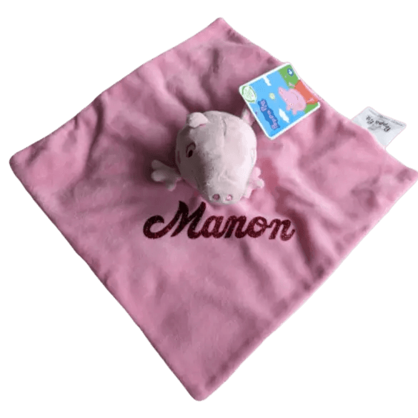 DOUDOU ROSE personnalisable idéal naissance - ASK créations 91