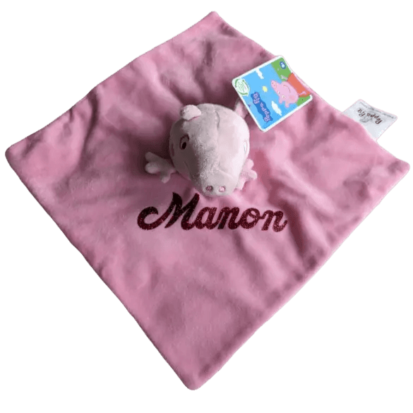 DOUDOU ROSE personnalisable idéal naissance - ASK créations 91