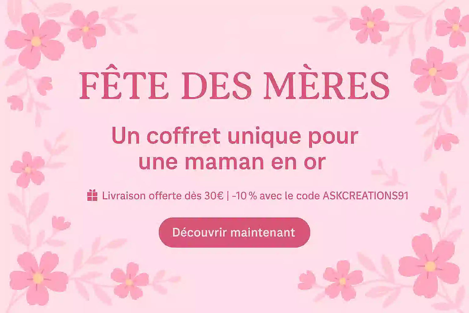 Collection des créations personnalisées pour la fête des mamans