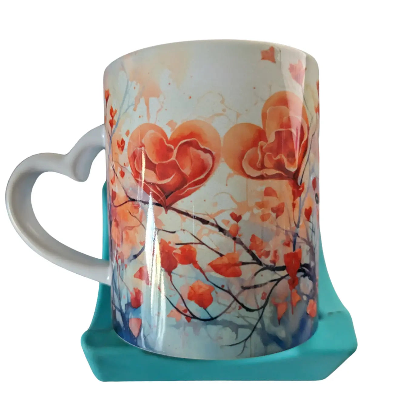 Mug personnalisée anse coeur - ASK créations 91