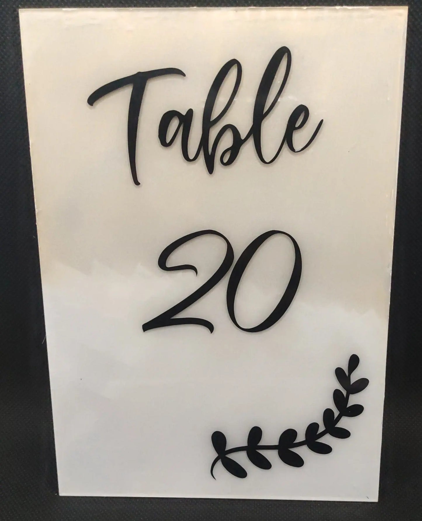 Panneau numéro de table mariage - ASK créations 91