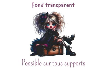🌟 Wraps UV DTF – Format 12 cms  - Fille - Ballerine
